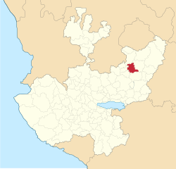 Mexico Jalisco Jalostotitlan location map
